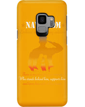 Load image into Gallery viewer, Son Gift For Navy Mom Behind Every Strong Soldier Phone case
