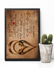 Load image into Gallery viewer, Rings Gift For Fiancee I Love You Forever And Always Vertical Poster
