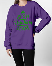 Load image into Gallery viewer, Irsih Drinking Team Green Shamrock St Patrick's Day Sweatshirt
