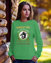Load image into Gallery viewer, Birthday Gift For August Girl The Soul Of A Witch Sweatshirt

