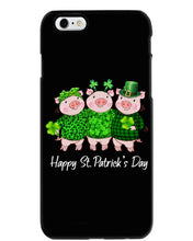 Load image into Gallery viewer, Pig Wear Plaid Shirt And Top Hat St Patrick's Day Gift Phone case
