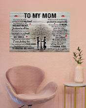 Load image into Gallery viewer, Daughter Gift For Mom When I Was Feeling Low Horizontal Poster
