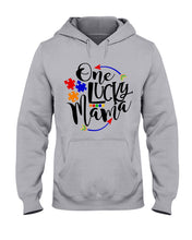 Load image into Gallery viewer, Autism One Lucky Mama Meaningful Gift For Autism Mom Hoodie
