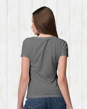 Load image into Gallery viewer, My Angel Grandpa Who Watched Over My Back Ladies Tee
