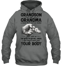 Load image into Gallery viewer, Can't Be Broken Grandma And Grandson Hoodie
