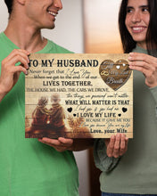 Load image into Gallery viewer, The End Of Our Lives Together Gift For Husband Matte Canvas
