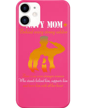 Load image into Gallery viewer, Son Gift For Navy Mom Behind Every Strong Soldier Phone case
