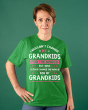 Load image into Gallery viewer, I Could Change The World For My Grandkids Ladies Tee
