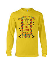 Load image into Gallery viewer, Gift For Autism Angel Grandma I Used To Be His Angel Now He's Mine Unisex Long Sleeve
