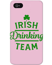 Load image into Gallery viewer, Irsih Drinking Team Green Shamrock St Patrick's Day Phone case
