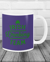 Load image into Gallery viewer, Irsih Drinking Team Green Shamrock St Patrick's Day Mug
