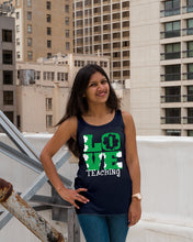 Load image into Gallery viewer, Teaching Love Clover St Patrick's Day Gift Ladies Flowy Tank
