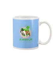 Load image into Gallery viewer, Bulldog Leprechaun Clover St Patrick's Day Gift For Dog Lovers Mug
