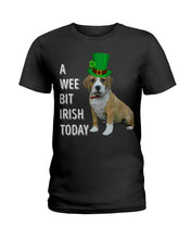 Load image into Gallery viewer, Beabull Irish Today Green St. Patrick's Day Printed Mug Ladies Tee
