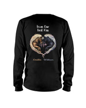 Load image into Gallery viewer, Horses From Our First Kiss Custom Name Gift For Girlfriend Unisex Long Sleeve
