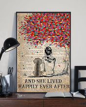 Load image into Gallery viewer, Beagle Dog And She Lived Happily Ever After Vertical Poster
