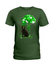 Load image into Gallery viewer, Standard Poodle Patrick Balloons St. Patrick's Day Color Changing Mug Ladies Tee
