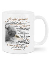 Load image into Gallery viewer, Wedding Rings The Day I Met You Gift For Husband Mug
