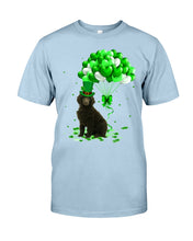 Load image into Gallery viewer, Standard Poodle Patrick Balloons St. Patrick's Day Color Changing Mug Guys Tee
