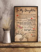 Load image into Gallery viewer, Gift From Heaven Elephant Mom Gift For Daughter Vertical Poster
