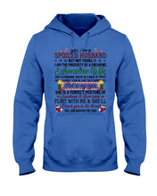 Load image into Gallery viewer, Perfect Gift For Husband Christmas Punch You In The Threat Hoodie
