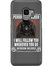 Load image into Gallery viewer, Black Pekingese Personal Stalker St. Patrick's Day Printed Mug Phone case
