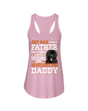 Load image into Gallery viewer, Someone Special To Be A Newfoundland Daddy Gift For Dog Lovers Ladies Flowy Tank
