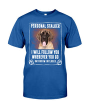 Load image into Gallery viewer, English Mastiff Personal Stalker St. Patrick's Day Printed Mug Guys Tee
