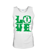 Load image into Gallery viewer, Teaching Love Clover St Patrick's Day Gift Unisex Tank Top
