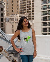 Load image into Gallery viewer, Doberman Not Lucky Simply Blessed Clover St Patrick's Day Gift For Dog Lovers Ladies Flowy Tank
