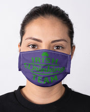 Load image into Gallery viewer, Irsih Drinking Team Green Shamrock St Patrick's Day Cloth Face Mask
