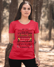 Load image into Gallery viewer, Perfect Gift For Husband Christmas Punch You In The Threat Ladies Tee
