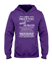 Load image into Gallery viewer, I Am A Proud Wife Of An Irish Husband Gift For Family Hoodie
