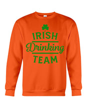 Load image into Gallery viewer, Irsih Drinking Team Green Shamrock St Patrick's Day Sweatshirt
