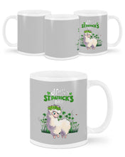 Load image into Gallery viewer, Lovely Llama Clover Garden Happy St Patrick's Day Gift For Llama Lovers Mug
