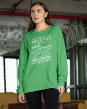 Load image into Gallery viewer, I Am A Proud Wife Of An Irish Husband Gift For Family Unisex Long Sleeve
