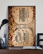 Load image into Gallery viewer, Autumn Tree How Much I Love You Mom Gift For Daughter Vertical Poster
