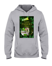 Load image into Gallery viewer, Weimaraner And Baby Yoda Shamrock St. Patrick's Day Color Changing Mug Hoodie

