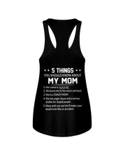Load image into Gallery viewer, Five Things You Should Know About Mom Ladies Flowy Tank
