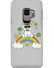 Load image into Gallery viewer, Llama Sitting On Rainbow Clovers St Patrick's Day Gift Phone case
