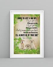 Load image into Gallery viewer, I'll Always Be By Your Side Labrador Clover St Patrick's Day Gift Vertical Poster

