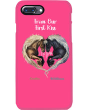 Load image into Gallery viewer, Horses From Our First Kiss Custom Name Gift For Girlfriend Phone case
