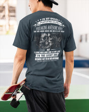Load image into Gallery viewer, Amazing Gift For Husband She Love Me So Much Skull Guys Tee

