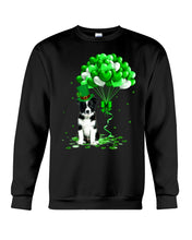 Load image into Gallery viewer, Border Collie Patrick Balloons St. Patrick's Day Color Changing Mug Sweatshirt
