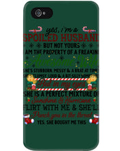 Load image into Gallery viewer, Perfect Gift For Husband Christmas Punch You In The Threat Phone case
