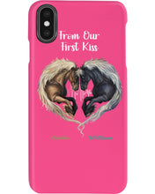 Load image into Gallery viewer, Horses From Our First Kiss Custom Name Gift For Girlfriend Phone case
