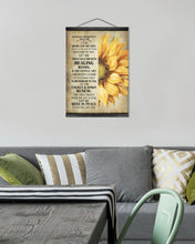Load image into Gallery viewer, Massage Therapist Prayer Let Me Dedicate My Life Sunflowers Matte Canvas

