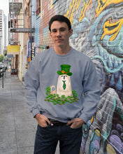 Load image into Gallery viewer, Shih Tzu With Green Tie St Patrick's Day Gift For Dog Lovers Sweatshirt
