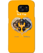 Load image into Gallery viewer, Horses From Our First Kiss Custom Name Gift For Girlfriend Phone case
