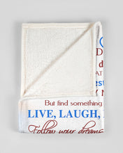 Load image into Gallery viewer, Remember To Be Awesome Flower Garden Mom Gift For Daughter Fleece Blanket
